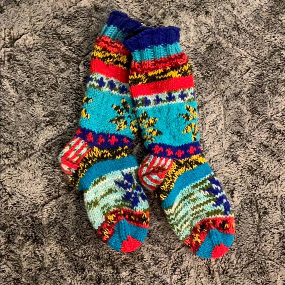 Handmade socks, never worn.